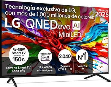 Tv 85 LG QNED evo MiniLED AI QNED92 85 Inch TV