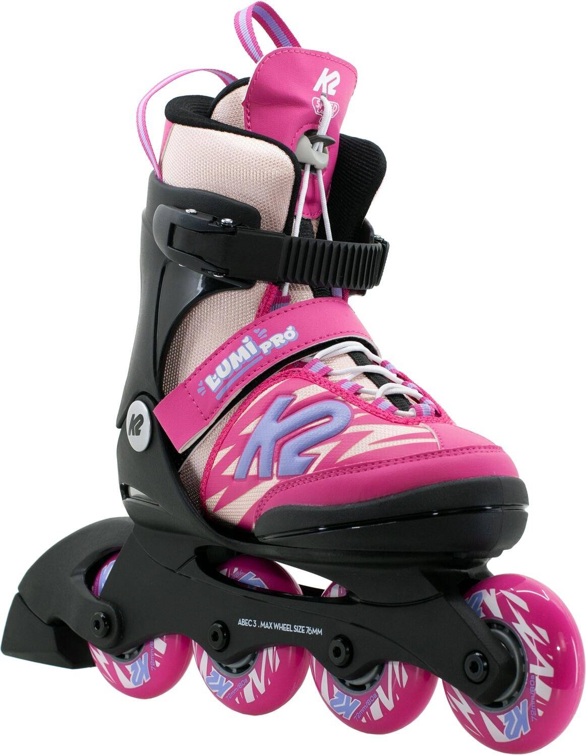 K2 Lumi Pro Inlineskridskor Junior - Rosa/Blå
