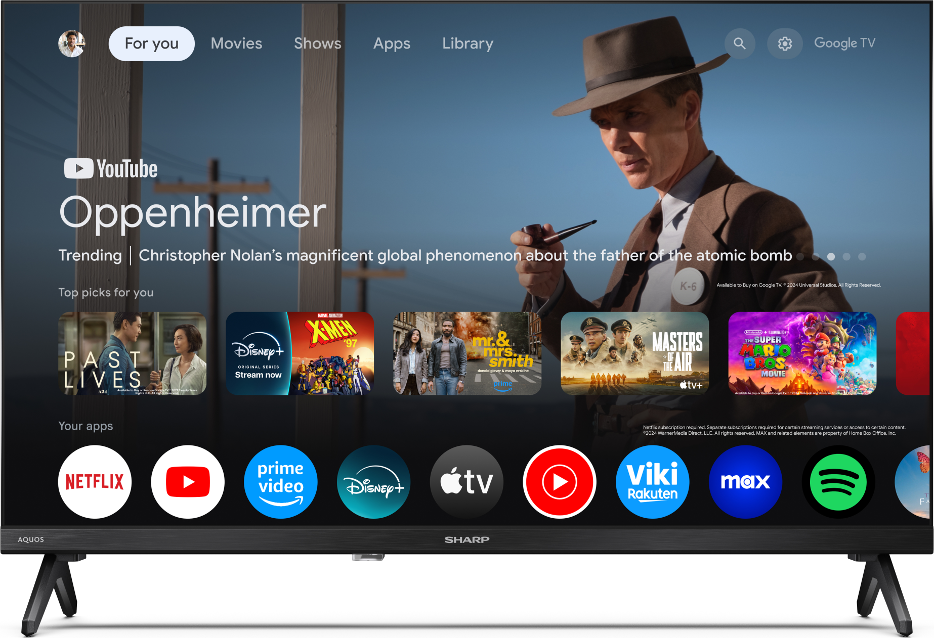 Sharp 24 HD LED Smart TV Google