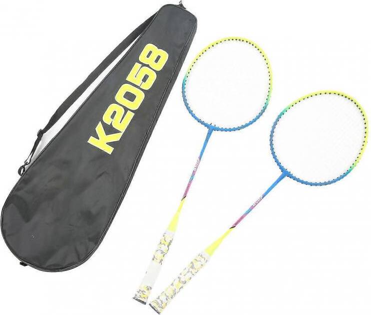 Badminton racket K2058 Iron Alloy Badminton Racket Set