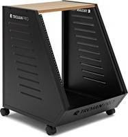 Teneo 13U Wheeled Studio Rack Unit Oak