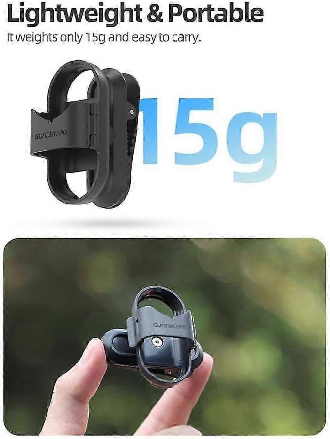 Kikidex Camera Backpack Clip Compatible GO3 Mount Adapter 360 Rotation