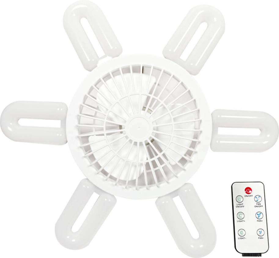 Socket Ceiling Fan with Light