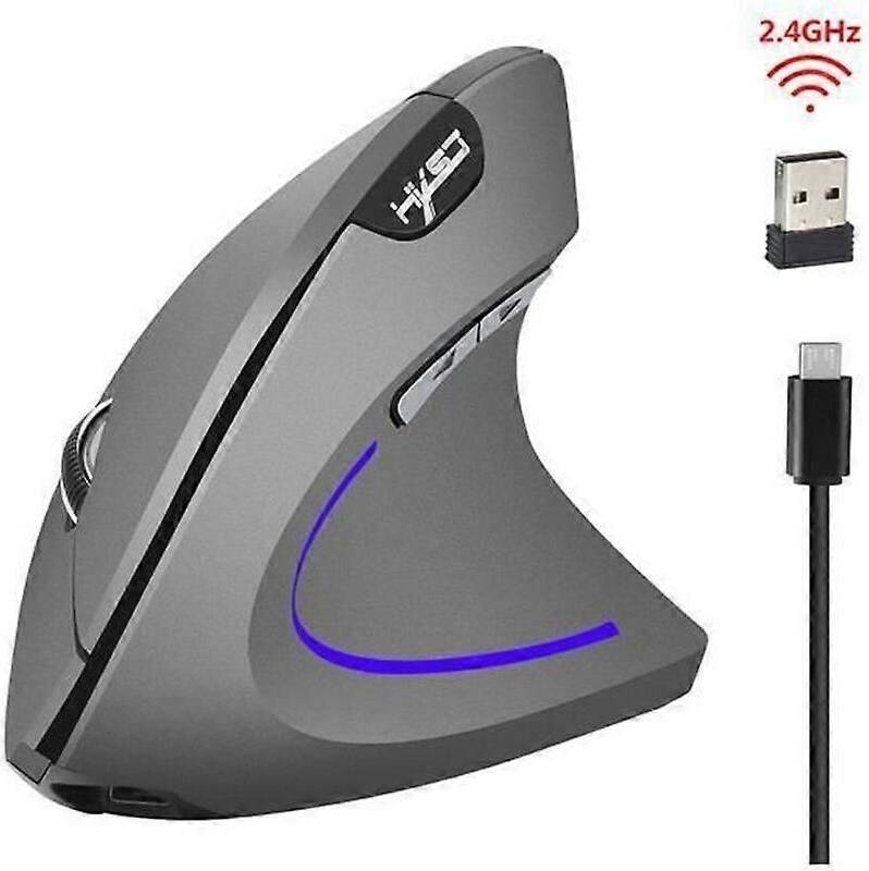 Mouse Verticale Wireless Ricaricabile 600 mAh