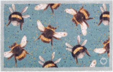 Hug Rug Hug Rug Øko Dørmåtte 65x85 Bier Blå cm