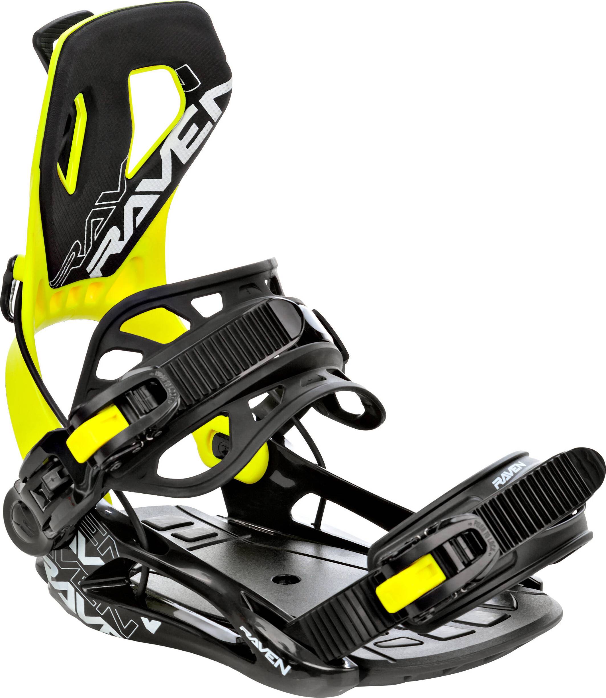 Raven Ftm450 Multientry Fastec Snowboardbindningar Lime