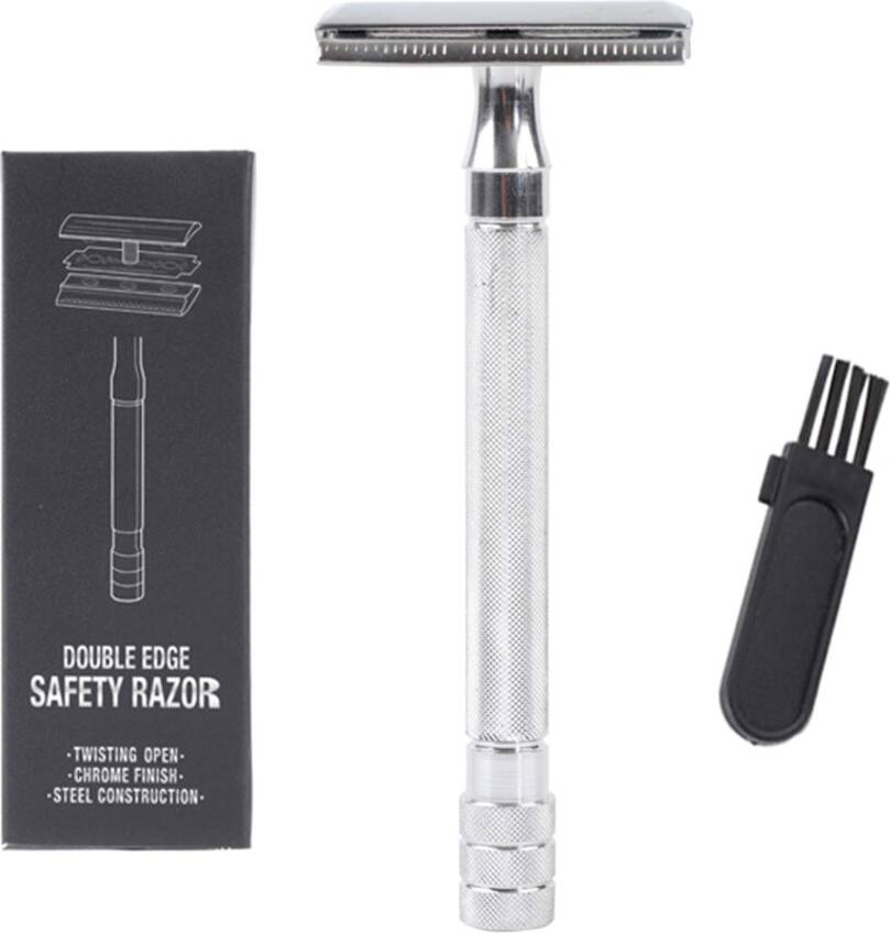 Double Silver Stainless Steel Razor Set