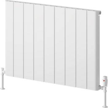 850w white Reina Resia Aluminium Horizontal Panel Radiator