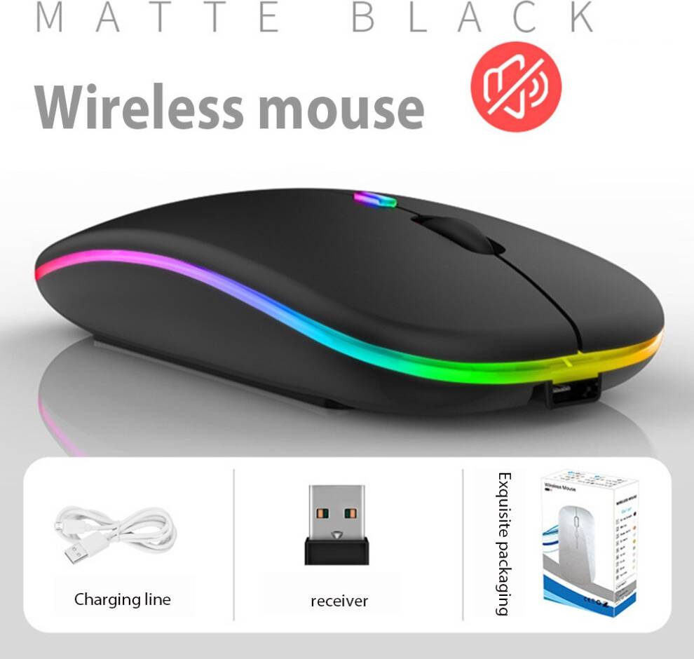 Maxpower Mouse Ottico Wireless Ricaricabile USB
