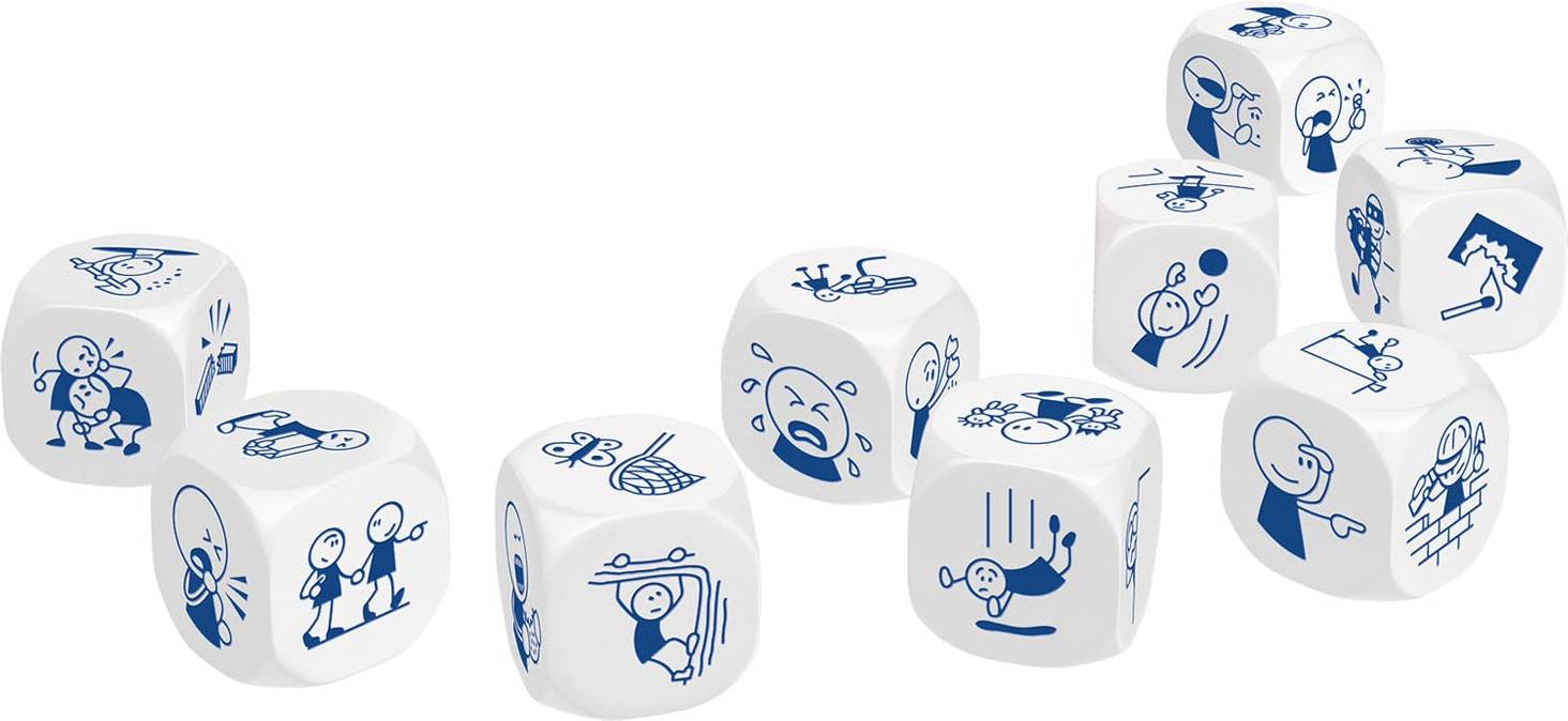Asmodee Zygomatic Rorys Story Cubes Actions