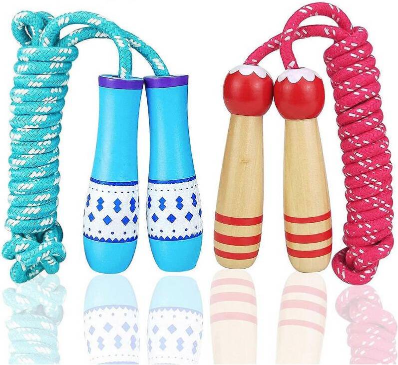 2 Pack Adjustable Cotton Jump Ropes