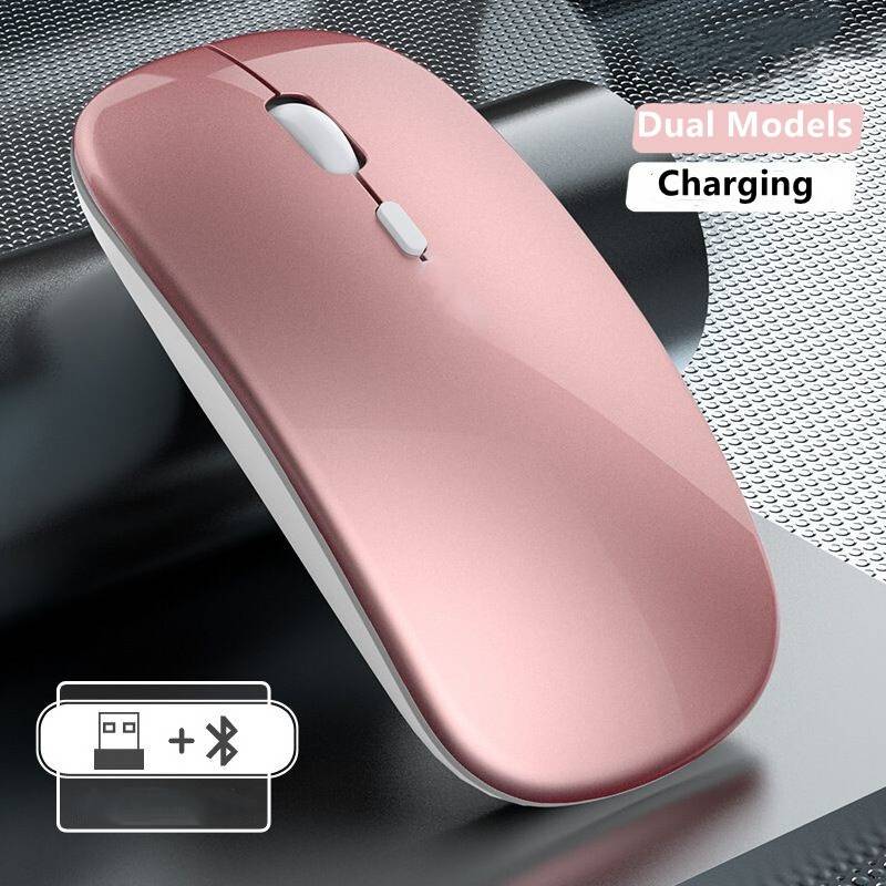 Wireless Mouse Rechargeable Dual Modes
