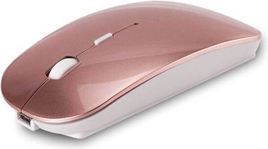 Rose Gold Wireless Mouse Bluetooth Rechargeable