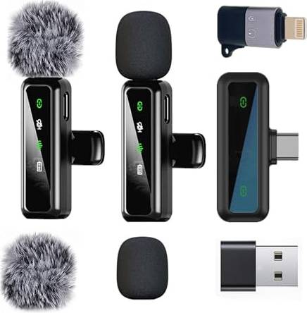 Wireless lavalier microphone Wireless Lavalier Microphone For Ipad Android