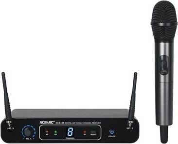 Microphone wireless Acemic Wireless Microphone System