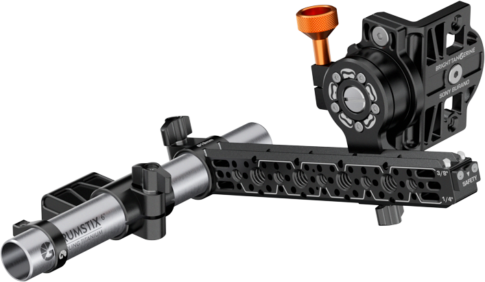 Bright Tangerine 19mm Monitor Support System