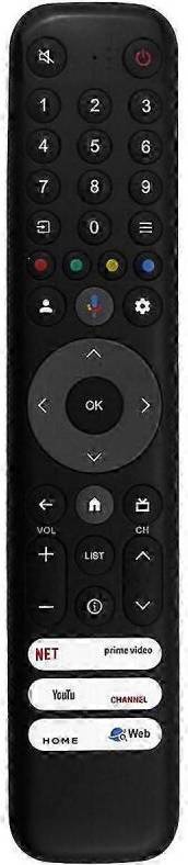 TCL QLED Smart TV Remote Control RC833