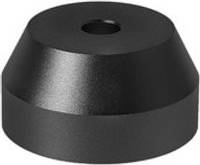 Vinyl Skivkupoladapter 7" 45 RPM - Svart