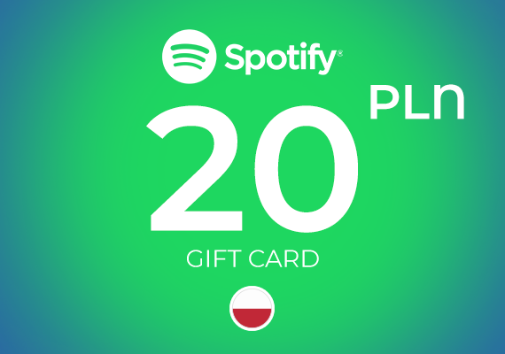 Spotify presentkort Spotify Gift Card 20 PLN Key