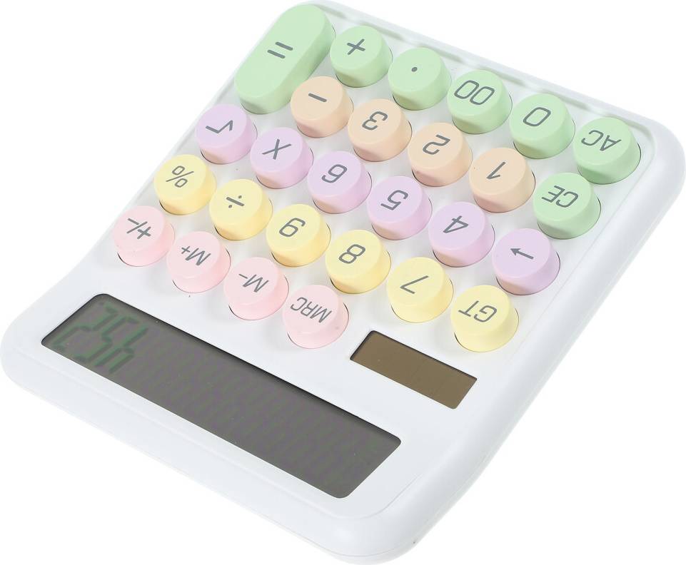 VILLCASE Calculator Math Learning Tool White