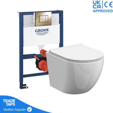 Grohe Rimless Wall Hung Toilet Pan With