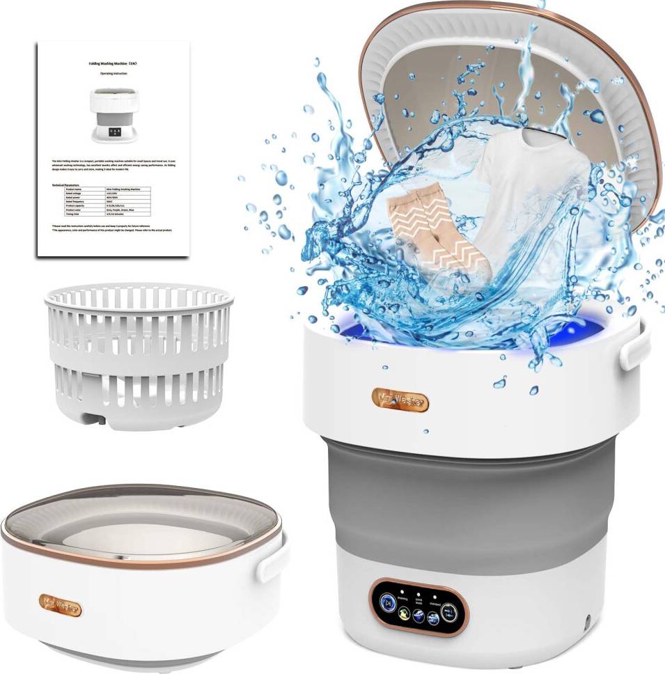 Mini Foldable Portable Washing Machine 15 L