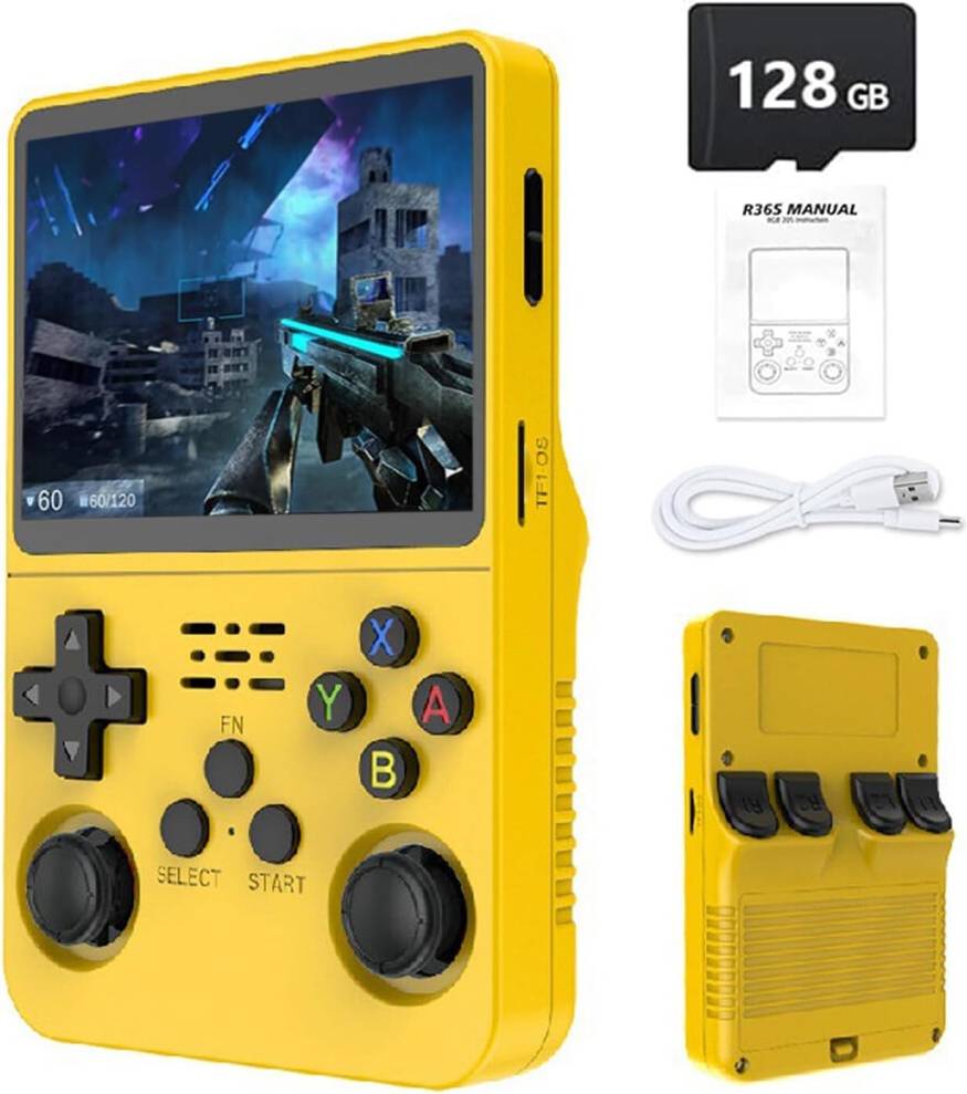 Five Leaf R36S Retro Handheld Game Console