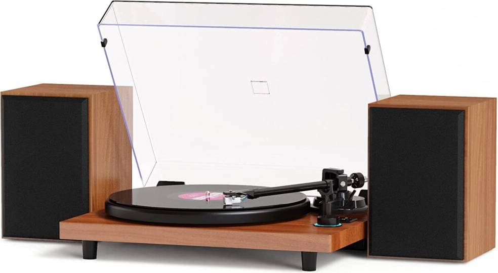 Digitnow Wireless Turntable HiFi System Bluetooth Record Player