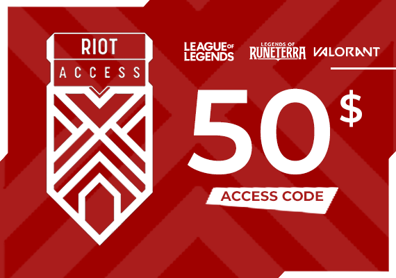 Riot Access Code 50 USD Key