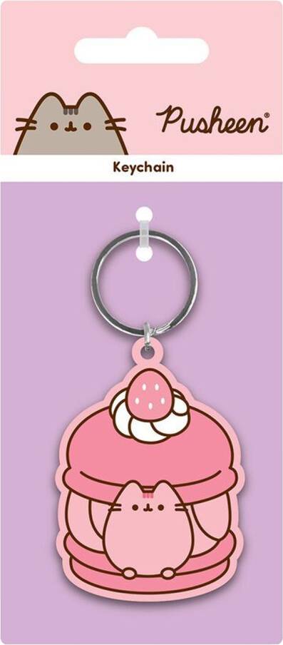 Pusheen Strawberry PVC Keyring