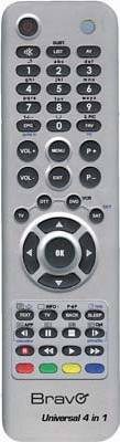 Bravo Télécommande Universale Programmable 4 In 1