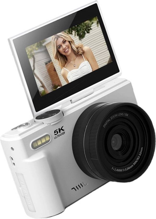 5K 75MP Digital Camera 3 Inch