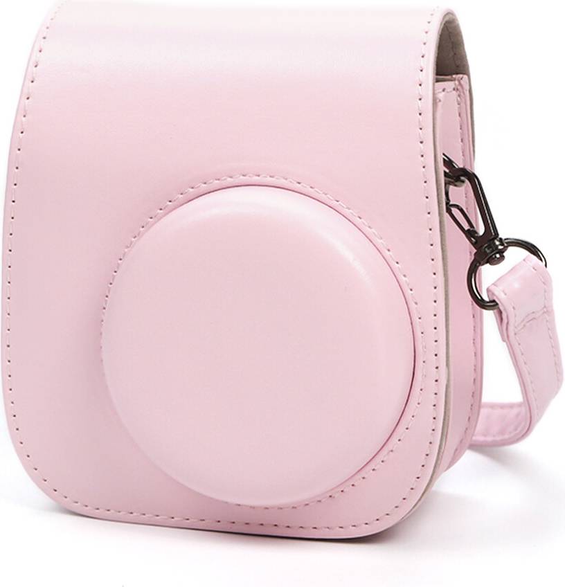 Pink Instant Camera Case Retro Leather