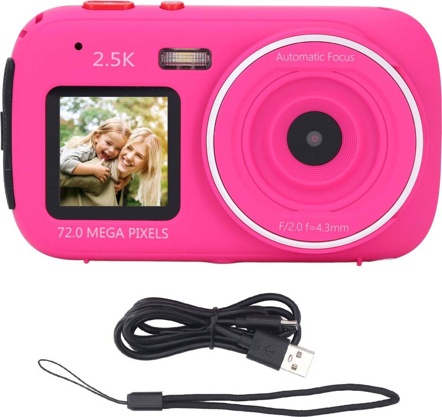 72MP 2.5K Dual Screen Digital Camera