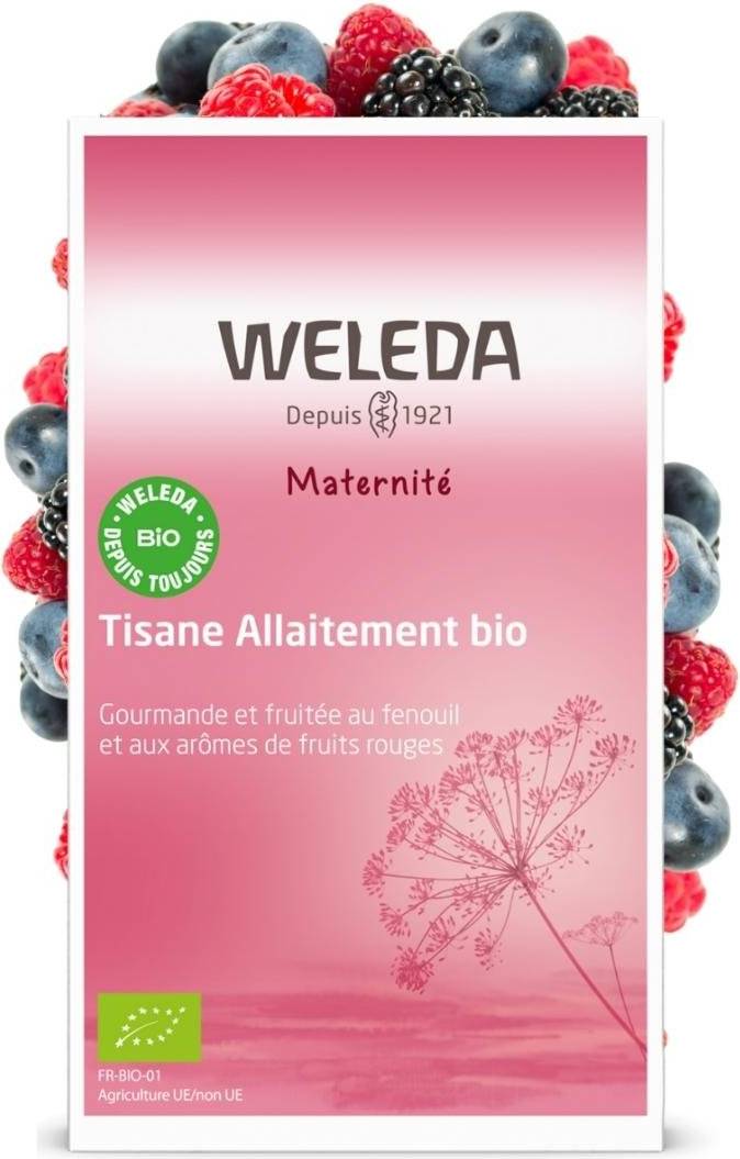 Weleda Tisane Allaitement Bio Fruits Rouges 20 Pcs