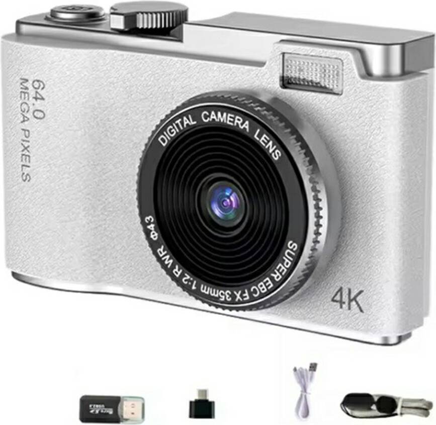 White Digital Camera 2.4 Inch