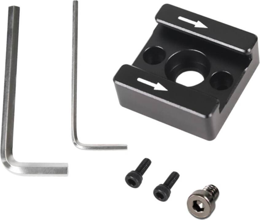 Cold Shoe Mount Adapter 1 4 Inch Hole M2.5 Thread