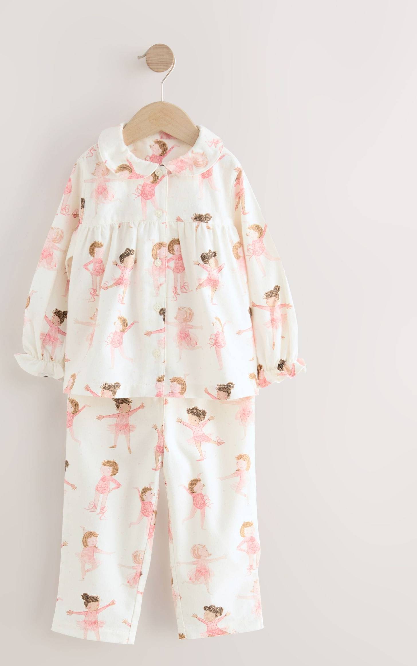 NEXT Pyjamas - Beige/Rosa/Naturvit