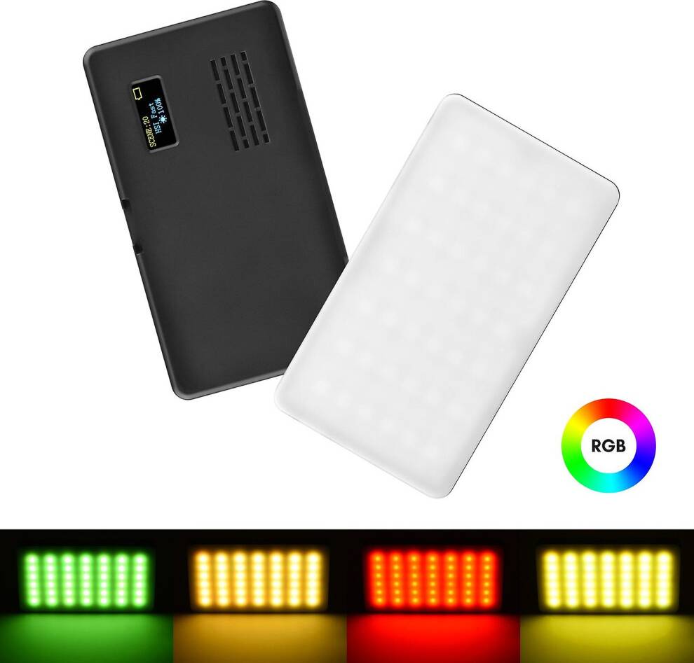 Pocket RGB Video Light Kit LED Fill Light