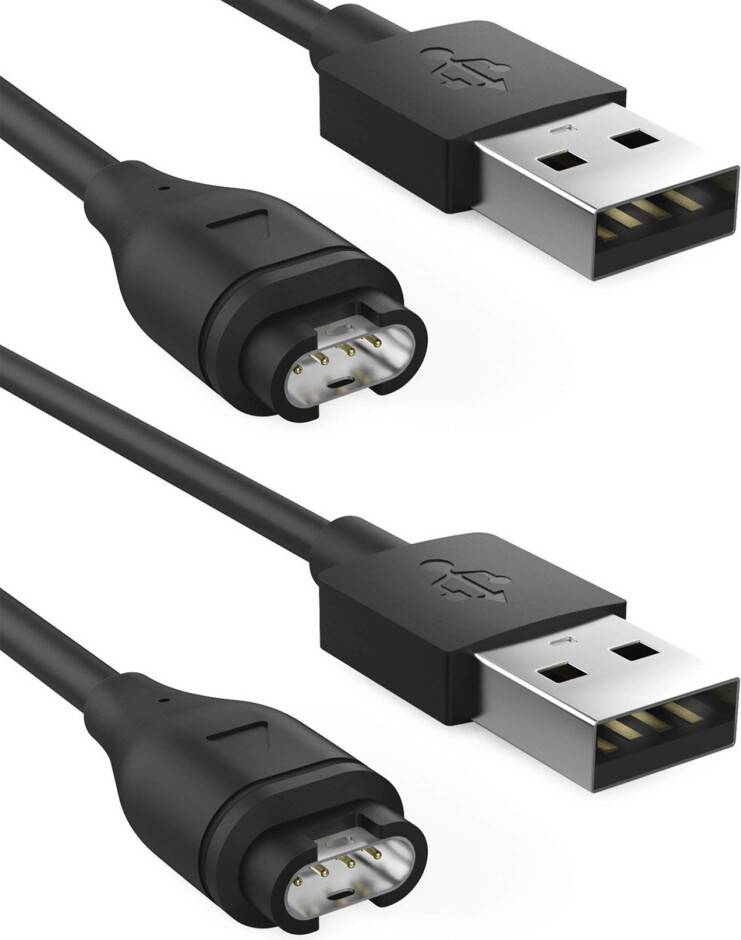 USB Data Sync Ladekabel Ledning Sort