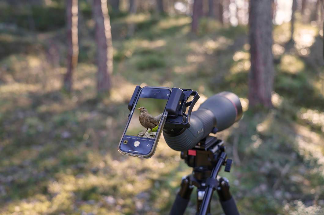 Focus Connect Digiscoping Smartphone Silver Lens Mount Adapter