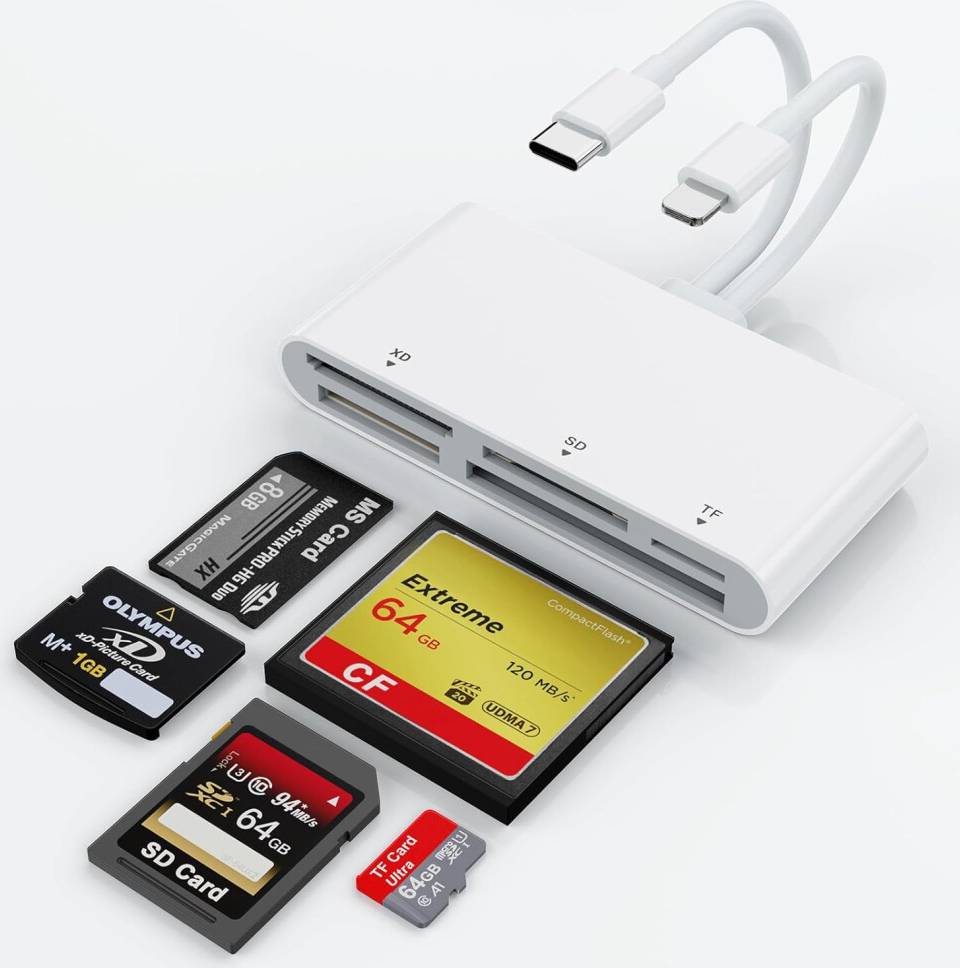 LimbO Multifunctional SD TF CF Adapter Card Reader