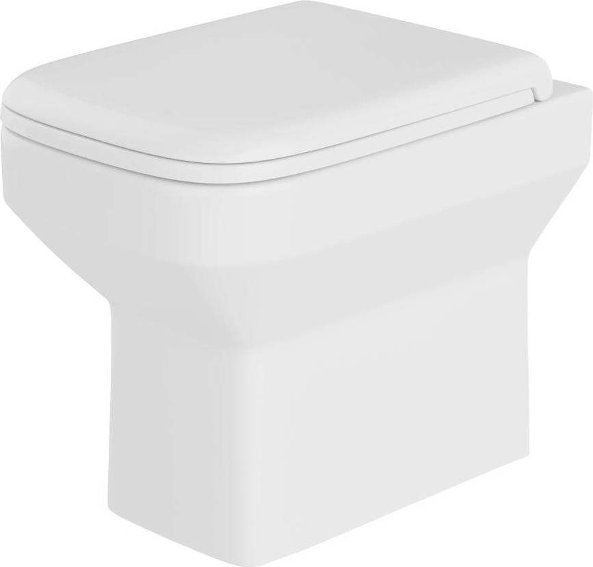 Essential Epsilon White Rimless Back Toilet Pan
