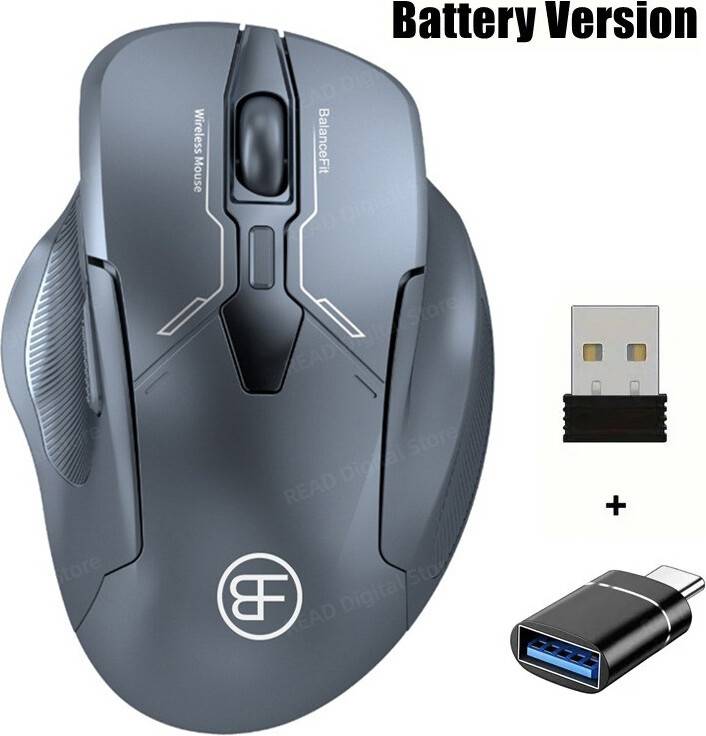 Mouse Da Gioco Wireless Ergonomico Ricevitore USB