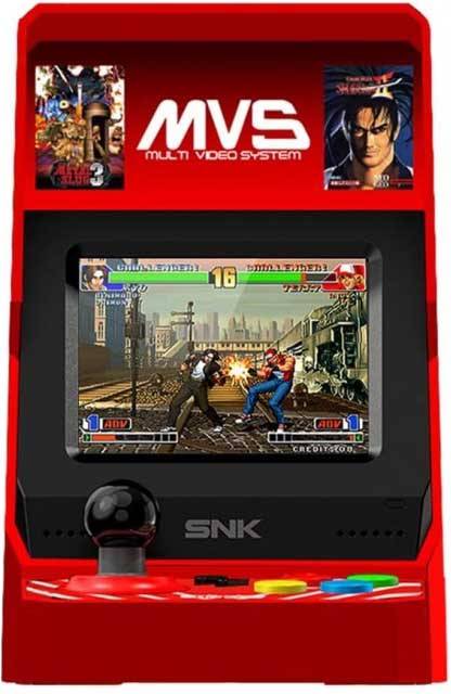 SNK Mvs Deluxe Retro Console Rot
