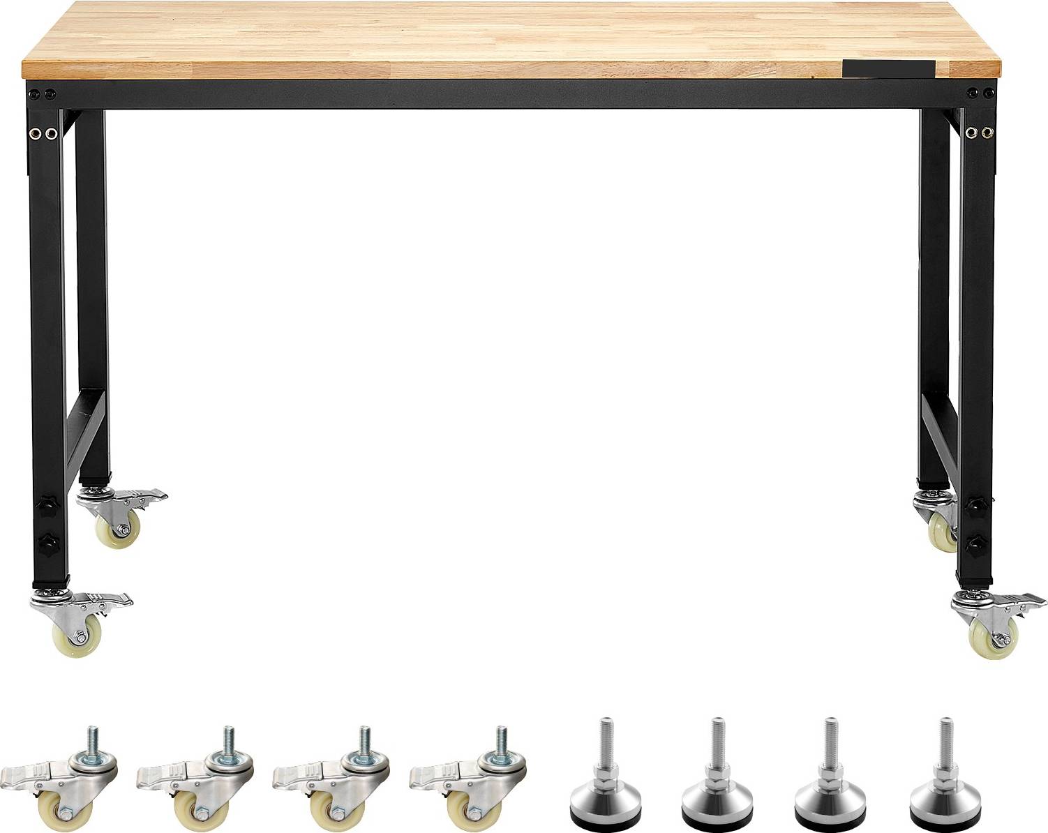 Adjustable workbench VEVOR 48 Inch Adjustable Workbench With Pegboard