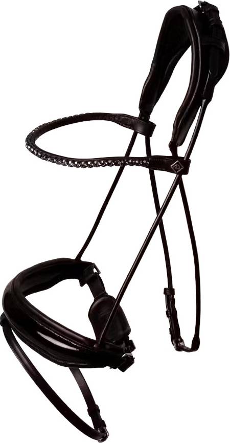 Dyon Riding Bridle ComfoHead - Noir