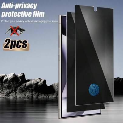 Shein 2pcs Privacy Screen Protector Fingerprint Unlock