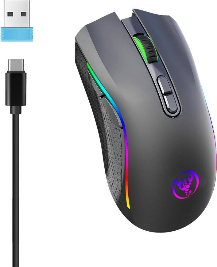 Maxpower Mouse Da Gioco RGB Wireless Ricaricabile