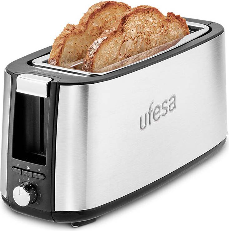 High-Performance Steel Toaster 1400W